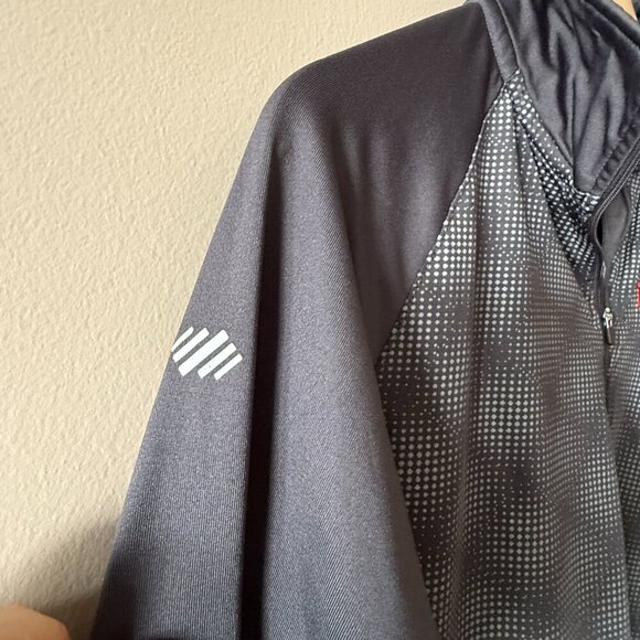 Women's M NHL Chicago Blackhawks 1/4 Zip Athletic Pullover - Picture 4 of 8